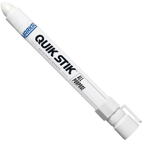 Quik Stik&reg; Twist-Up Paint Markers, Solid Stick, White NTL Industrial