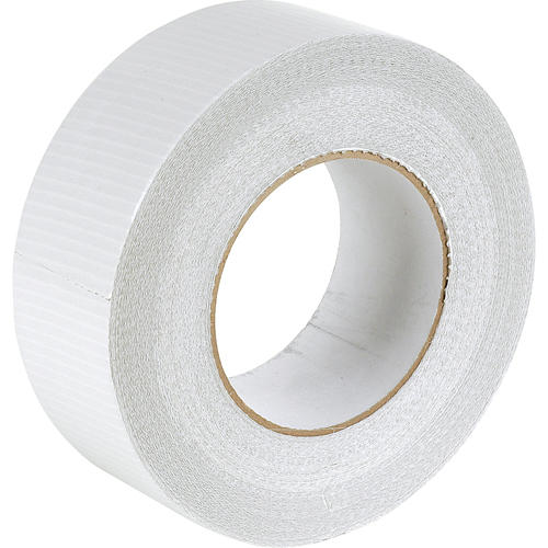 Utility Grade Duct Tape AC20, 9 mils, White, 48 mm (2") x 55 m (180') NTL Industrial