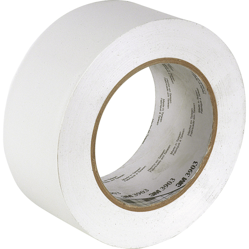 Rubans adh&eacute;sifs en vinyle 3903, 50 mm (2") la x 45,5 m (149,25') lo, 6,3 mils, Blanc NTL Industrial