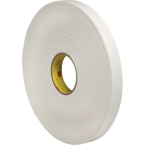 Ruban de mousse avec rev&ecirc;tement deux c&ocirc;t&eacute;s, 66 m (216') lo x 18 mm (3/4") la, 60 lb, Poly&eacute;thyl&egrave;ne NTL Industrial