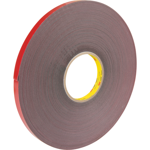 VHB Tape, 32.9 m (108') L x 12.7 mm (1/2") W, 40 mils, Acrylic NTL Industrial