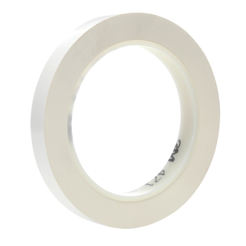 Ruban en vinyle 471, 12 mm (1/2") la x 32,9 m (108') lo, 5,3 mils, Blanc NTL Industrial