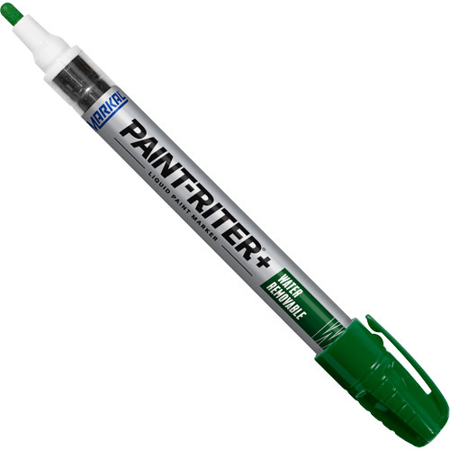 Paint-Riter&reg;+ Water Removable Paint Marker, Liquid, Green NTL Industrial