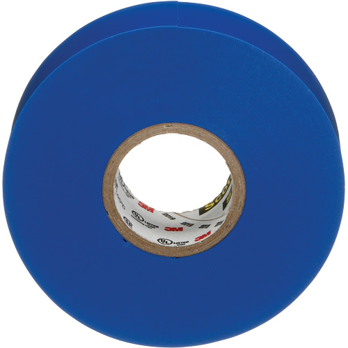 Rubans en vinyle pour codage en couleurs 35 Scotch, 19 mm (3/4") x 20,1 m (66'), Bleu, 7 mils NTL Industrial