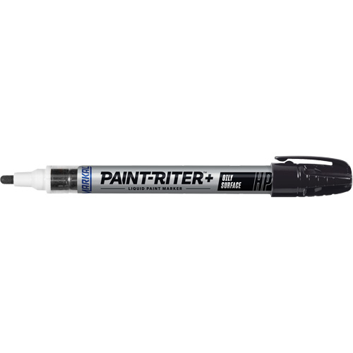 Marqueur pour surfaces huileuses Paint-Riter +, Liquide, Noir NTL Industrial