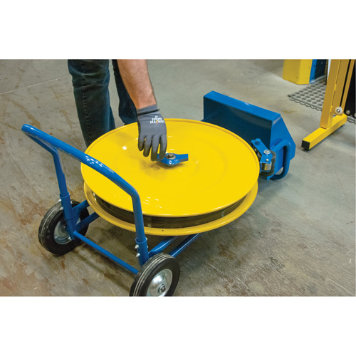 Strapping Dispenser, Polyester/Steel/Polypropylene Straps, 16"/8" Core Dia., 3"/8"/6" Roll Width NTL Industrial