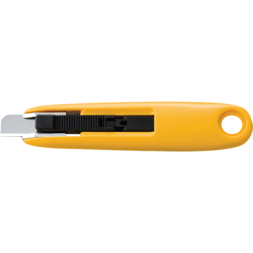 Compact Self-Retracting Safety Knife, 11 mm, Carbon Steel, Plastic Handle NTL Industrial