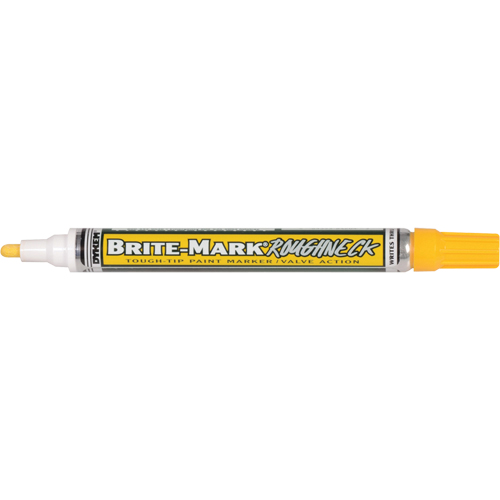 Marqueur RoughNeck Brite-Mark, Liquide, Jaune NTL Industrial