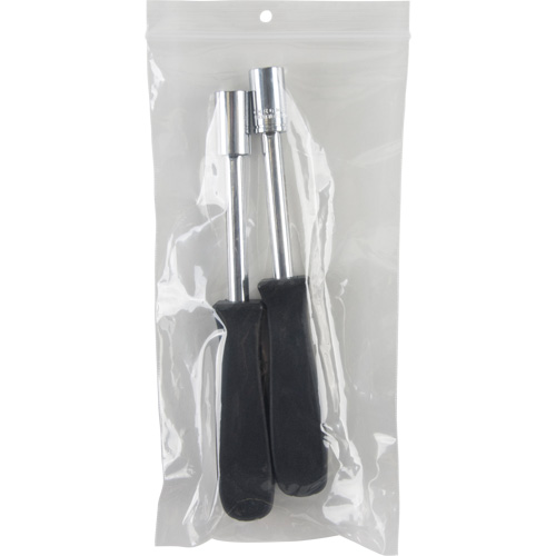 Sacs en poly, Refermable, 8" x 4", 2 mils NTL Industrial