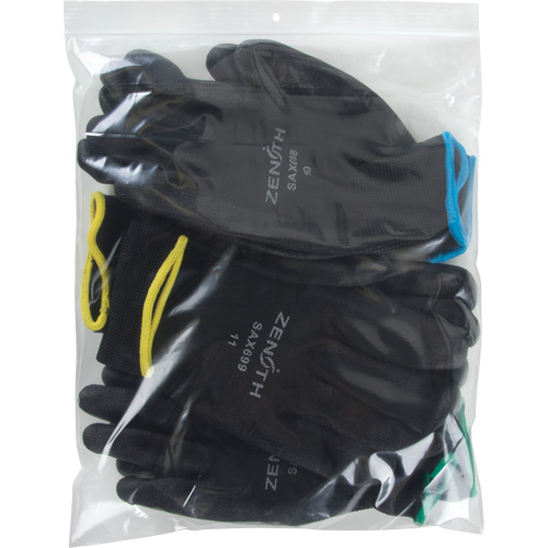 Sacs en poly, Refermable, 12" x 10", 2 mils NTL Industrial