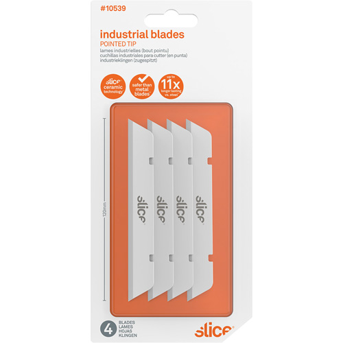 Slice Lame de rechange Finger-Friendly avec bout pointu offrant une s&eacute;curit&eacute; pour les doigts, Style Simple NTL Industrial
