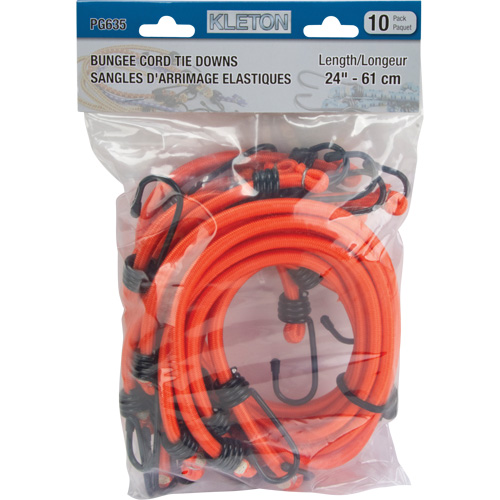 Bungee Cord Tie Downs, 24" NTL Industrial