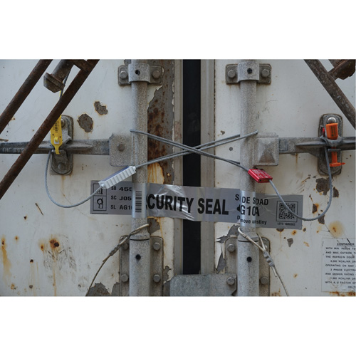 High Security Security Seal, 12", Metal, Cable Seal NTL Industrial