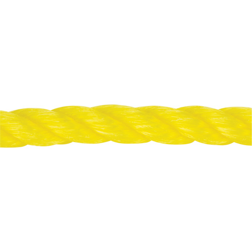 Corde jaune tress&eacute;e 1/2", Polypropyl&egrave;ne, 335' NTL Industrial
