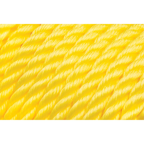 Corde jaune tress&eacute;e 5/8", Polypropyl&egrave;ne, 200' NTL Industrial