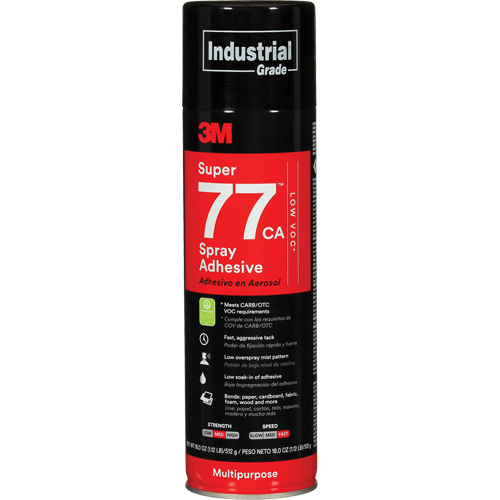 Super 77 Multi-Purpose Spray Adhesive, Aerosol Can NTL Industrial