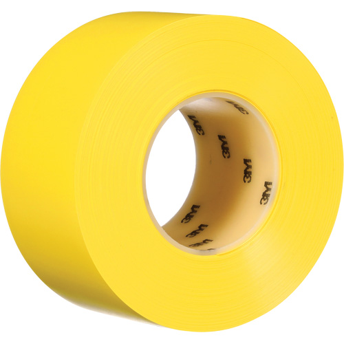 Durable Floor Marking Tape 971, 3" x 108', Vinyl, Yellow NTL Industrial