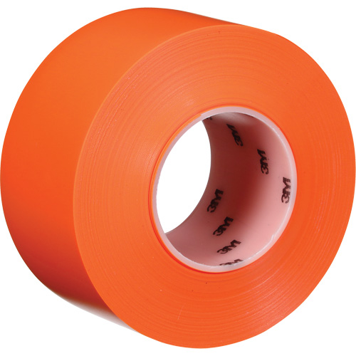 Ruban de marquage de planchers durable 971, 3" x 108', Vinyle, Orange NTL Industrial