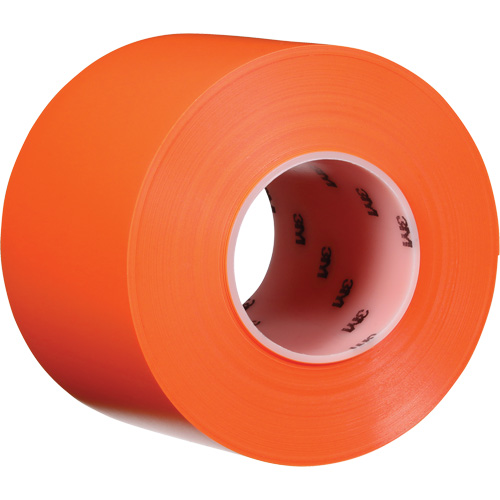 Ruban de marquage de planchers durable 971, 4" x 108', Vinyle, Orange NTL Industrial
