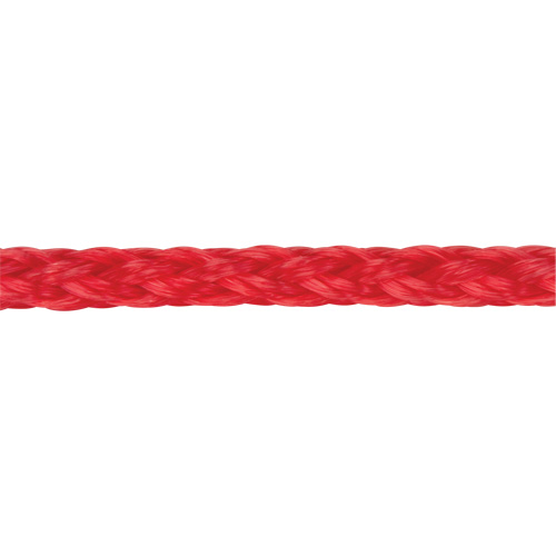 Braided Red Rope, Polypropylene, 500' NTL Industrial
