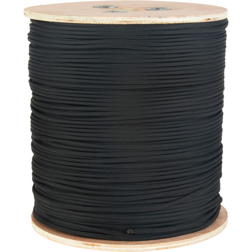 Black Paracord, Nylon, 1600' NTL Industrial