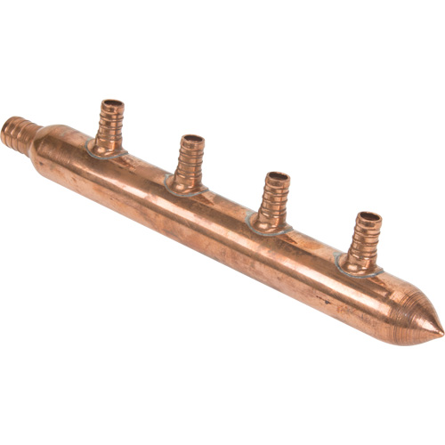 Four Branch Manifold, 3/4" Dia., Copper NTL Industrial