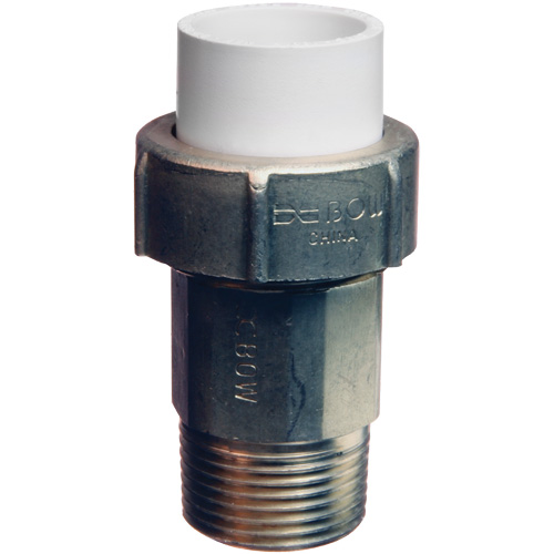 Raccord union, 3/4", Laiton/PVC-C NTL Industrial