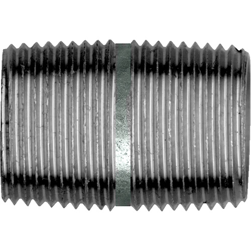 Raccord Court, Galvanis&eacute;, 1", NPT x NPT NTL Industrial