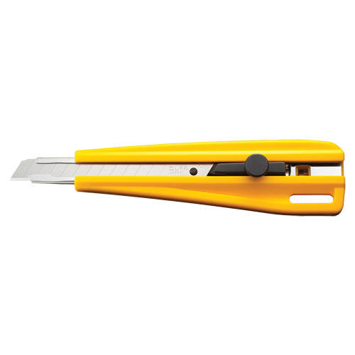 Precision Knife, 9 mm, Silver, Plastic Handle NTL Industrial