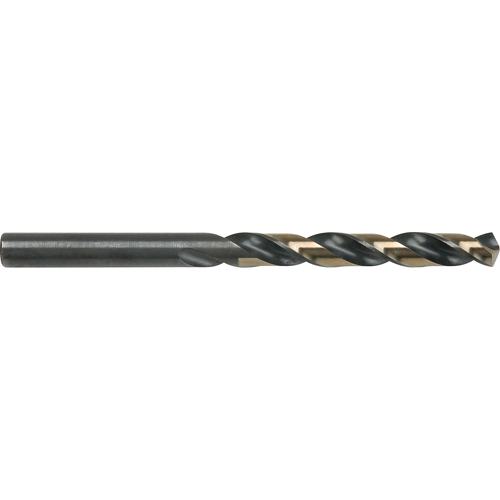 Two-Tone Jobber Drill Bit, High Speed Steel, A, 3-7/8" L, 2-5/8" Flute, 135° Point Angle NTL Industrial