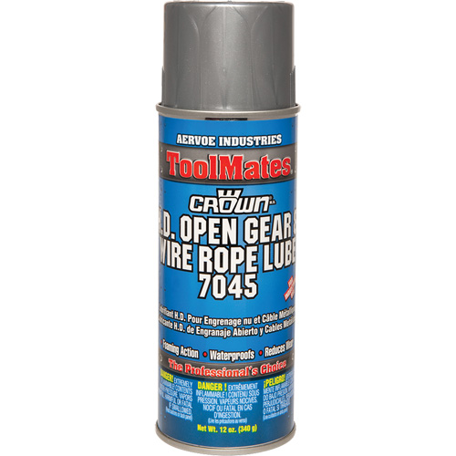 Open Gear & Wire Rope Lubricant, Aerosol Can NTL Industrial