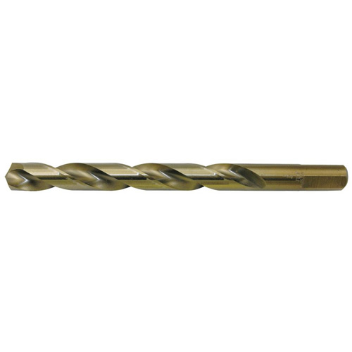 JET-KUT&reg; Gold Super Premium M2 Jobber Drill Bit, High Speed Steel, 25/64", 135° Point Angle NTL Industrial