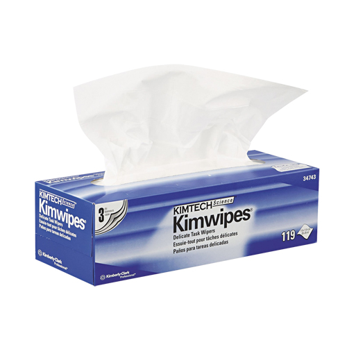 Kimtech Science Kimwipes Delicate Task Wipes, Specialty, 12" L x 12" W NTL Industrial