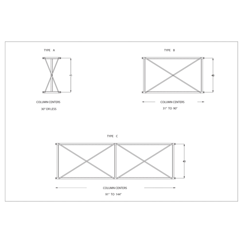 Vertical Brace Panels NTL Industrial
