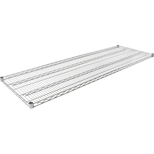 Wire Shelf for Heavy-Duty Chromate Wire Shelving, 72" W x 18" D, 600 lbs. Capacity NTL Industrial