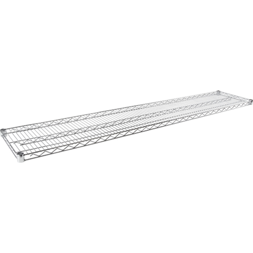 Wire Shelf for Heavy-Duty Chromate Wire Shelving, 72" W x 14" D, 600 lbs. Capacity NTL Industrial
