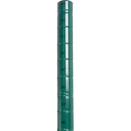 Heavy-Duty Green Epoxy Finish Wire Shelving Post NTL Industrial