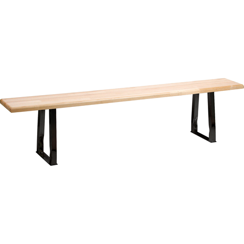 Banc pour vestiaire, Bois, 48" lo x 9-1/4" la x 16-1/2" h NTL Industrial