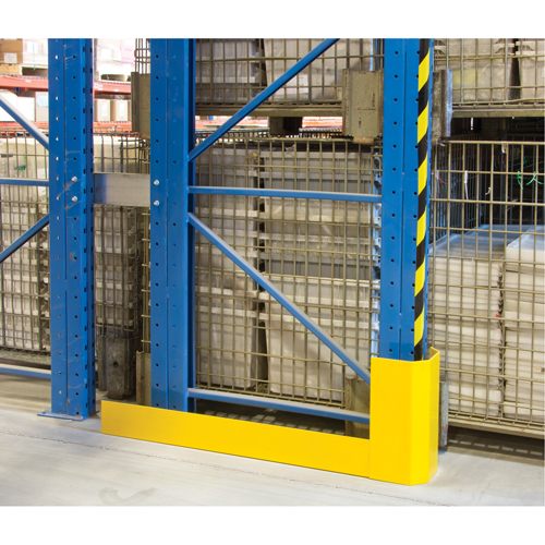 Racking Aisle Protectors, 3" W x 56" L x 16" H, Safety Yellow NTL Industrial