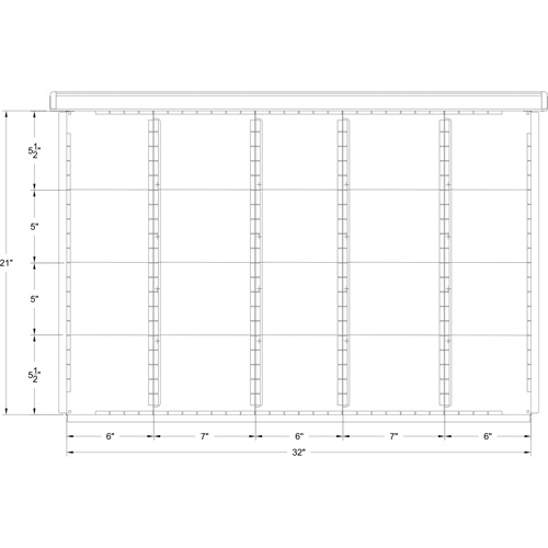 Cabinet d'entreposage &agrave; tiroirs int&eacute;gr&eacute; Interlok NTL Industrial