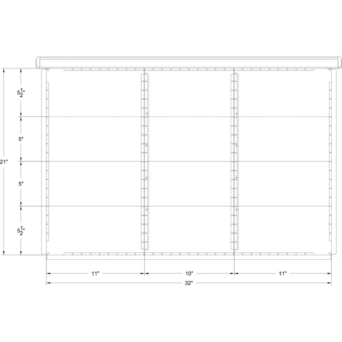 Cabinet d'entreposage &agrave; tiroirs int&eacute;gr&eacute; Interlok NTL Industrial