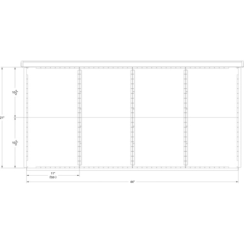 Cabinet d'entreposage &agrave; tiroirs int&eacute;gr&eacute; Interlok NTL Industrial