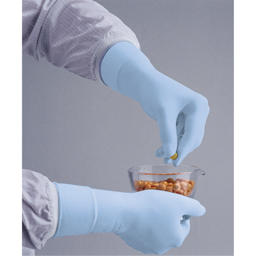 N-DEX&reg; Ultimate Gloves, Medium, Nitrile, 6-mil, Powder-Free, Blue NTL Industrial