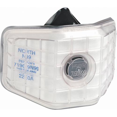 North&reg; 7190 Series Low Maintenance Half Mask-Respirator, PVC, One Size NTL Industrial