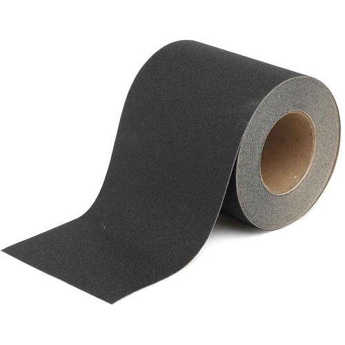 Anti-Slip Floor Tape, 6" x 60', Black NTL Industrial