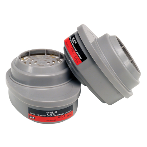 Advantage&reg; Respirator Cartridges, Gas/Vapour Cartridge, Organic Vapour/P100 NTL Industrial