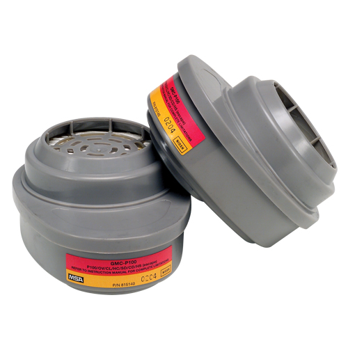 Advantage&reg; Respirator Cartridges, Gas/Vapour Cartridge, Organic Vapour/Acid Gas/P100 NTL Industrial