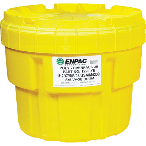 Poly-Overpack&reg; 20 Salvage Drum, 20 US gal., Stationary NTL Industrial