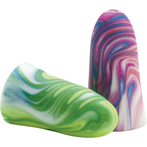 SparkPlugs&reg; Multi-Coloured Foam Earplugs, Bulk - Box NTL Industrial