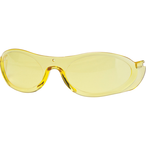 North&reg; Tornado Safety Glasses Replacement Lens, Anti-Fog/Anti-Scratch, Amber, F5 NTL Industrial